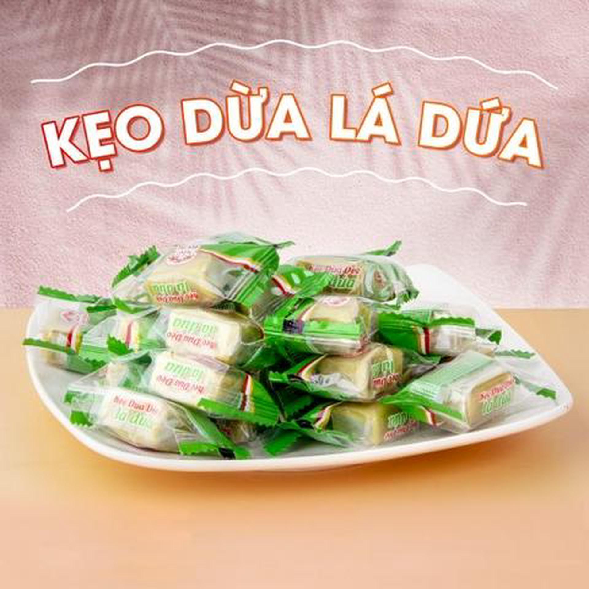 Hình ảnh Kẹo dừa vị lá dứa