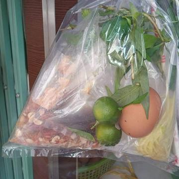 Hình ảnh BÁNH TRÁNG trộn hột gà (tự trộn) cô ba