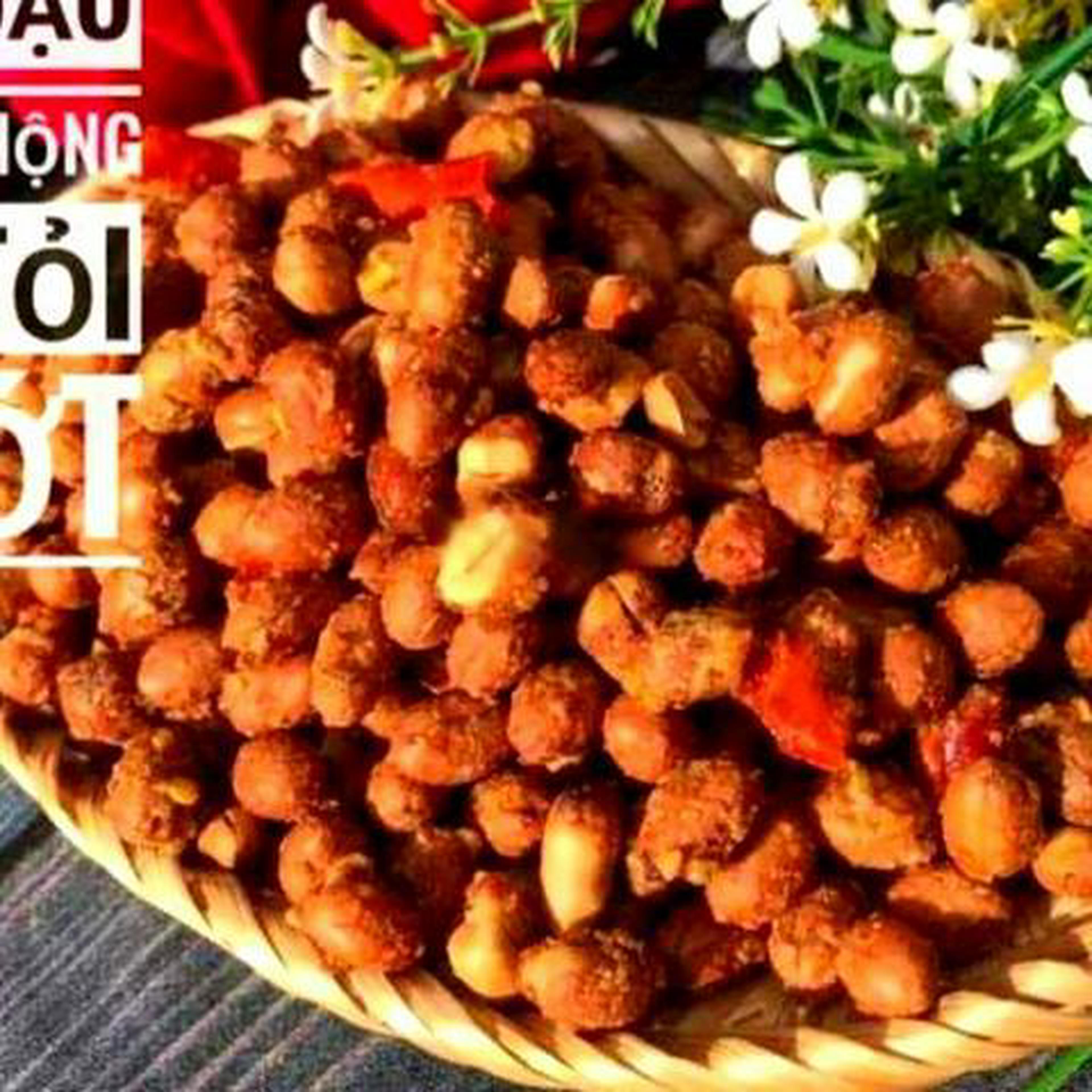 Hình ảnh 500gram đậu phộng rang tỏi ớt