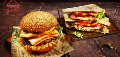 Hình ảnh Sandwich Hamburger Chía Núi - Minh Phụng