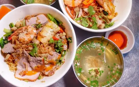 Hình ảnh Mì Khô Xá Xíu Tôm Mực A Cường - Cô Giang