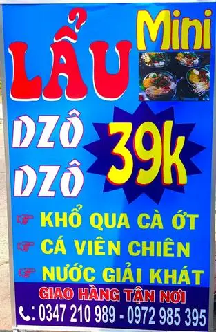 Hình ảnh Lẩu Mini 39k Dzô Dzô
