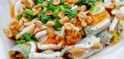 Hình ảnh A Kao - Bánh Tráng Muối Hành - Tân Hoà Đông