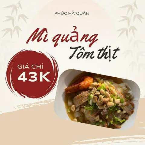 Hình ảnh Mì Quảng - Phúc Hà Quán - Tô Ký
