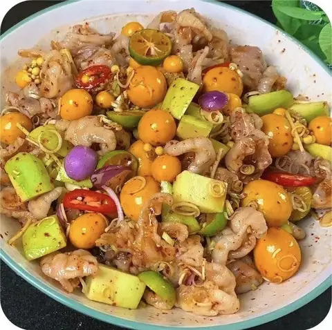 Hình ảnh Ăn Vặt Titi - Chân Gà Sốt Thái & Bánh Tráng Trộn - Đường Số 7