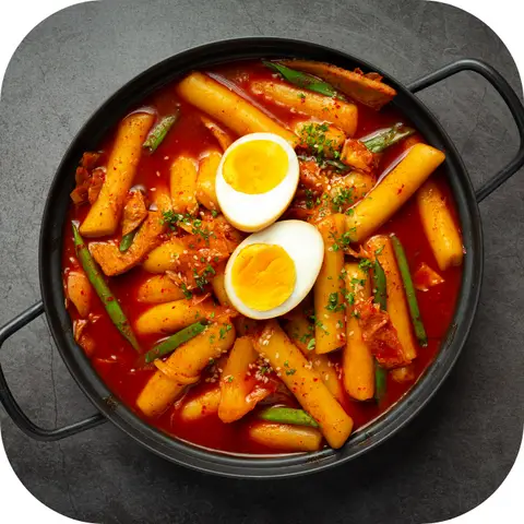 Hình ảnh Gà Rán Sốt Hàn & Tokbokki Rico - Đồng Đen