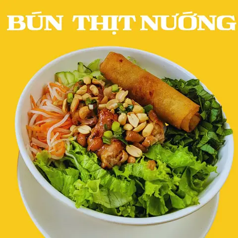 Hình ảnh Bún Thịt Nướng Tiệm Nhà Gỗ - Ung Văn Khiêm