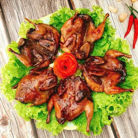 Hình ảnh Cá Viên Chiên Mắm Tỏi & Cút Chiên Bơ Nấm Jum - Hà Thị Khiêm