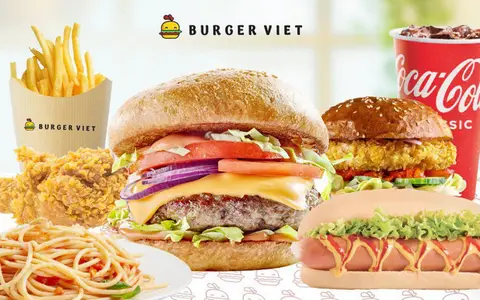 Hình ảnh Burger Việt - Dân Chủ