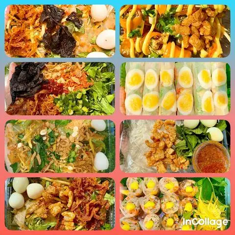 Hình ảnh Bánh Tráng Trộn Tóp Mỡ Gạo Nâu - Nguyễn Thị Định