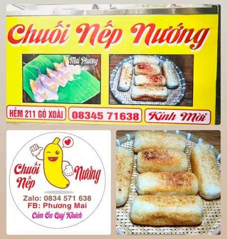 Hình ảnh Chuối Nếp Nướng Phương Mai - Gò Xoài