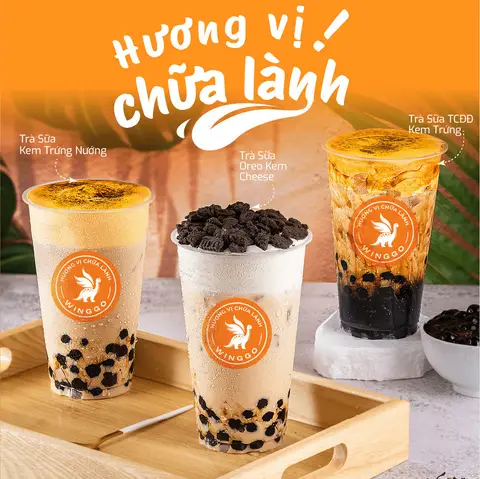 Hình ảnh Trà Sữa Winggo - Trà Sữa Kem Trứng Nướng, Trà Hoa Quả & Matcha - 14C2 Lương Định Của
