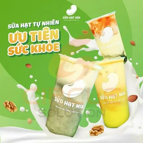 Hình ảnh Sữa Hạt Mix - Hồng Mai