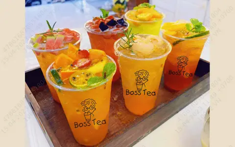 Hình ảnh Trà Sữa Boss Tea - Trà Trái Cây - Tô Ngọc Vân