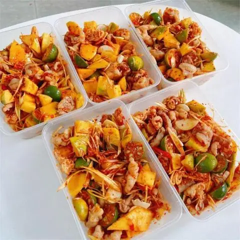 Hình ảnh Chân Gà Sốt Thái & Tré Trộn Ngọc Thảo - Man Thiện