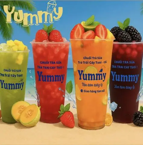 Hình ảnh Trà Trái Cây Tươi & Trà Sữa Yummy - Xô Viết Nghệ Tĩnh
