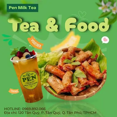 Hình ảnh Pen Milk Tea - Milk Tea & Food - Tân Quý
