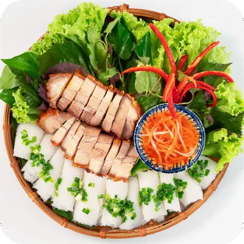 Hình ảnh Bún & Bánh Hỏi Heo Quay Dùng Ký​ - Chợ Gò Vấp
