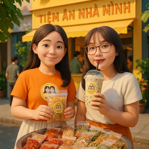 Hình ảnh Tiệm Ăn Nhà Mình - Trà Sữa, Bánh Tráng & Ăn Vặt - Huỳnh Tấn Phát