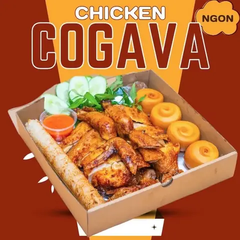 Hình ảnh Gà Nướng 2 Vị Cogava - Hương Lộ 3