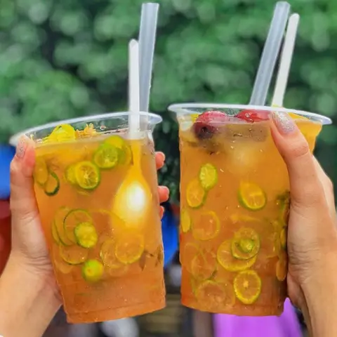 Hình ảnh Rau Má Đậu Xanh & Bánh Tráng Trộn Chợ Cây Sộp - Đông Hưng Thuận 3