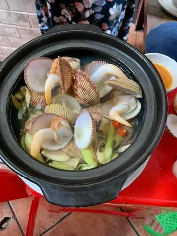 Hình ảnh Sò dương hấp sả