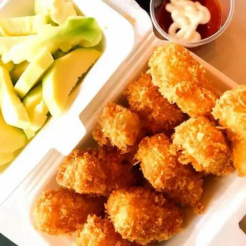 Hình ảnh 3 bánh sữa tươi chiên siu ngon