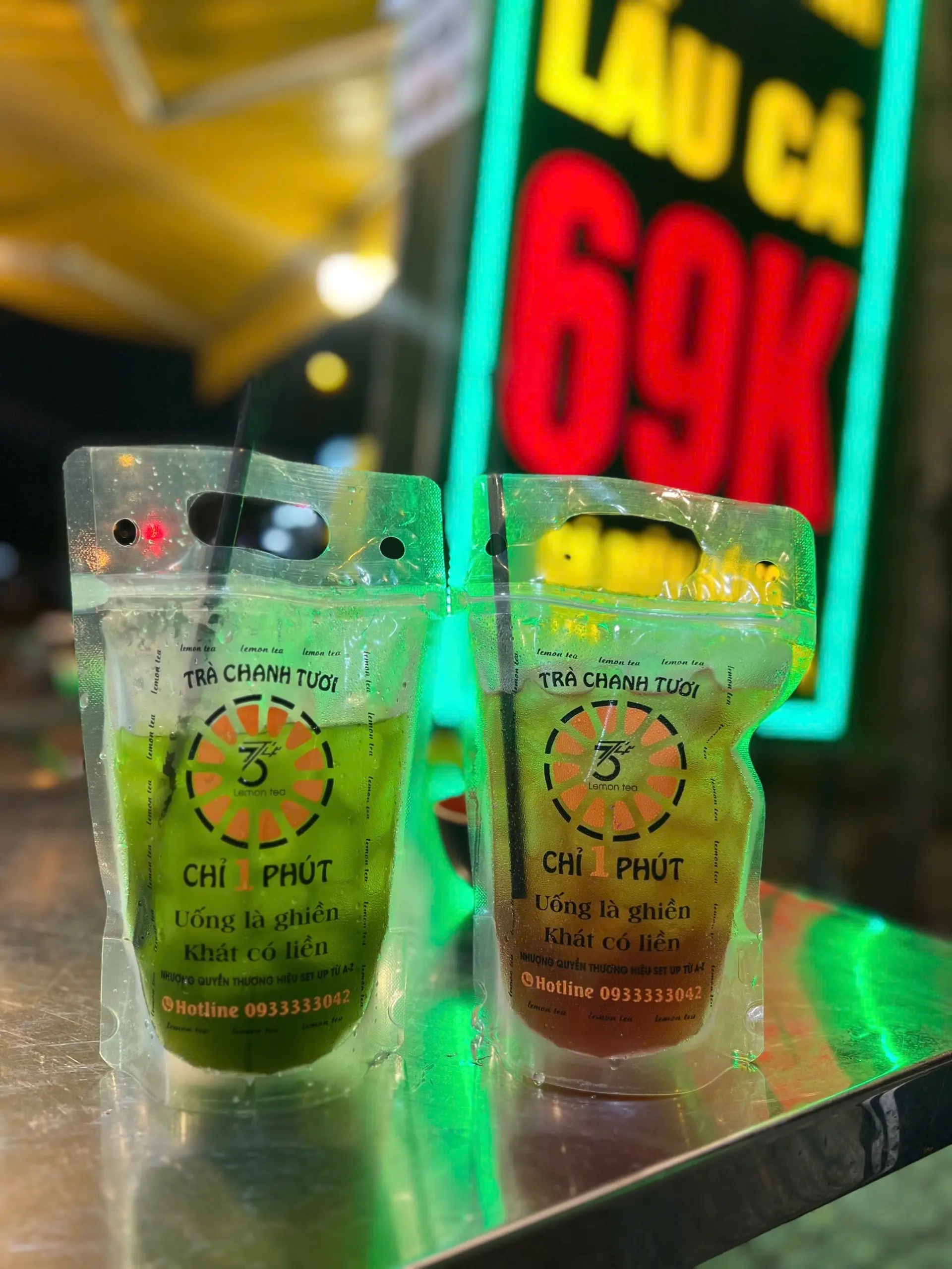 Hình ảnh Trà chanh Thái xanh