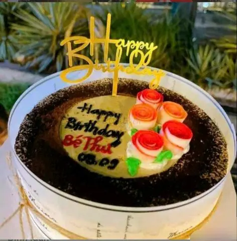 Hình ảnh Bánh Kem Tiramisu hoa 16cm