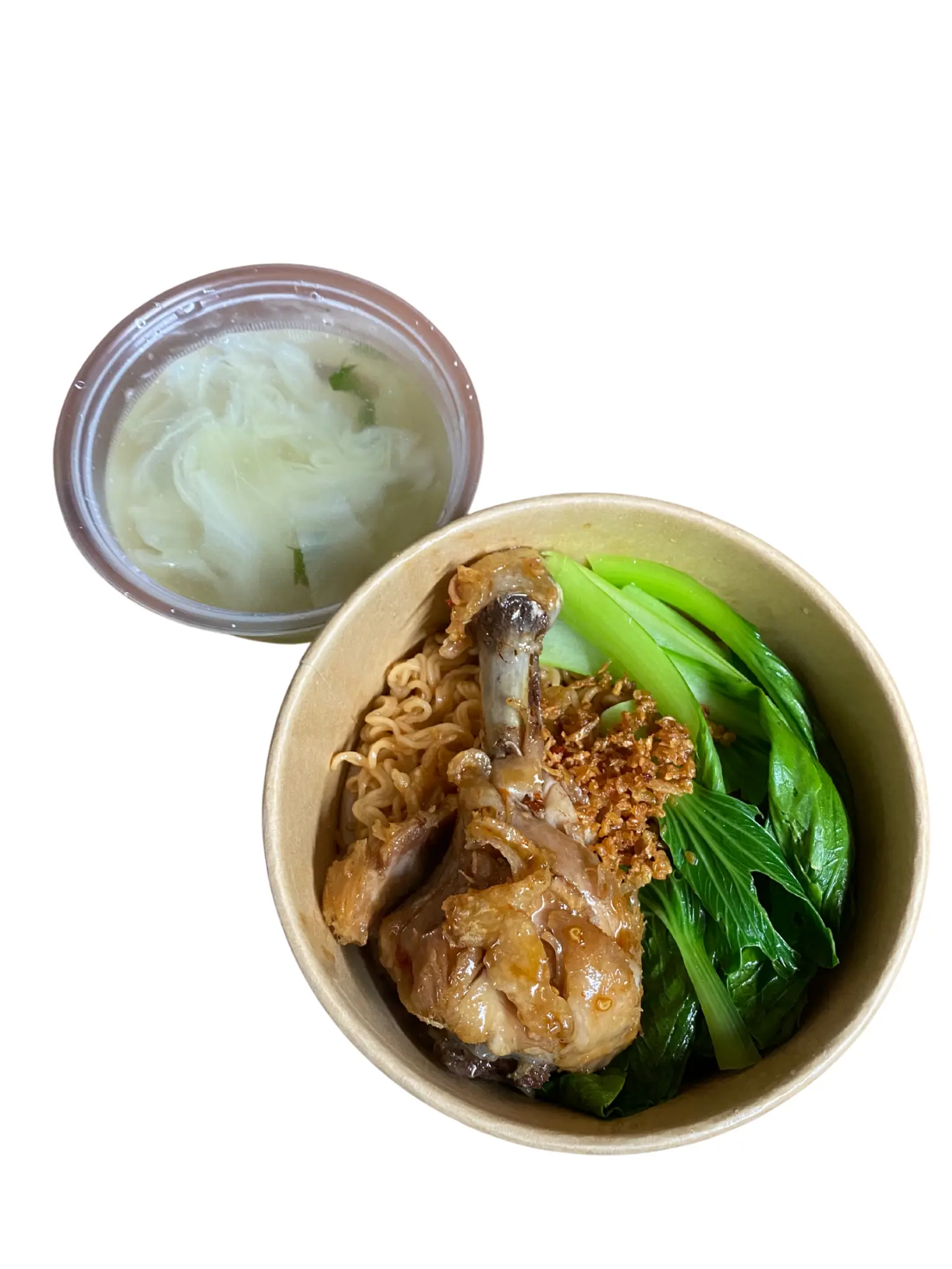 Hình ảnh Mì trộn gà sốt mắm tỏi - soup