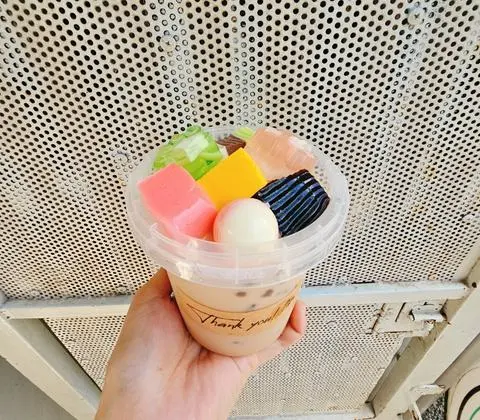 Hình ảnh Xô Trà Sữa Full Topping - size 700ml