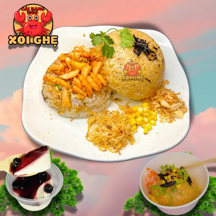 Hình ảnh Xôi ghẹ đặc biệt + Panna cotta