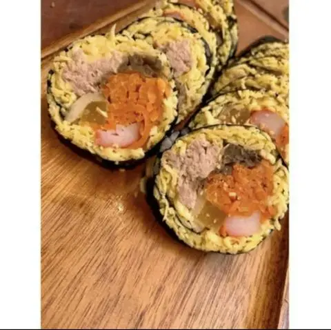 Hình ảnh Gimbap Keto ( không có cơm)