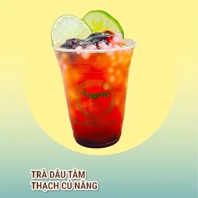 Hình ảnh Trà Dâu Tằm Thạch Củ Năng