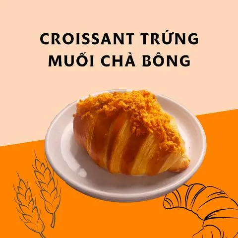 Hình ảnh Croissant trứng muối 