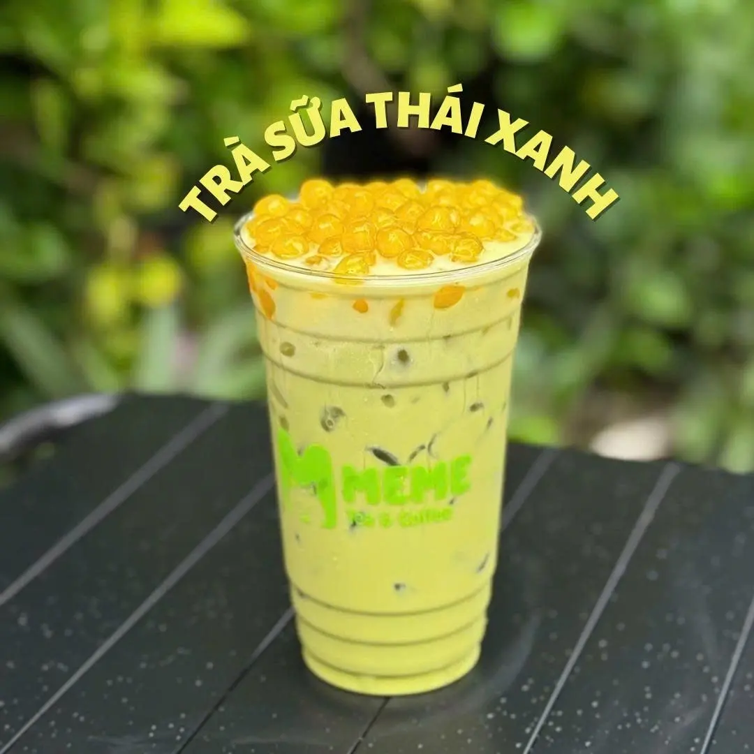 Hình ảnh Trà sữa Thái xanh trân châu hoàng kim