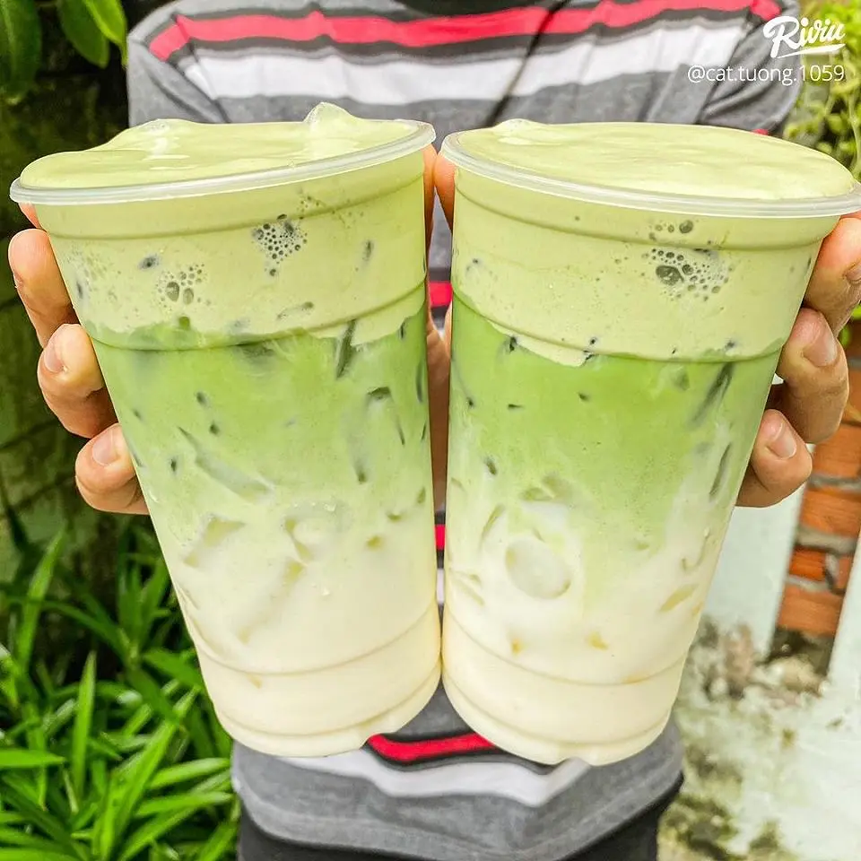Hình ảnh Trà sữa kem matcha 