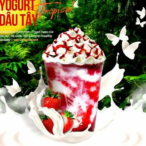 Hình ảnh Yogurt Dâu Tây
