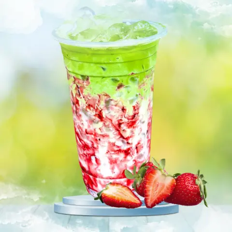 Hình ảnh Matcha Latte Dâu