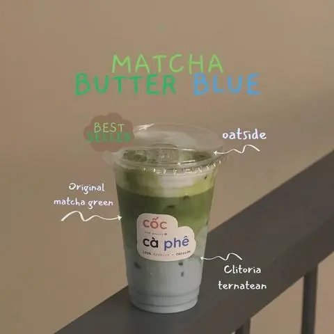 Hình ảnh Matcha Hoa Đậu Biếc