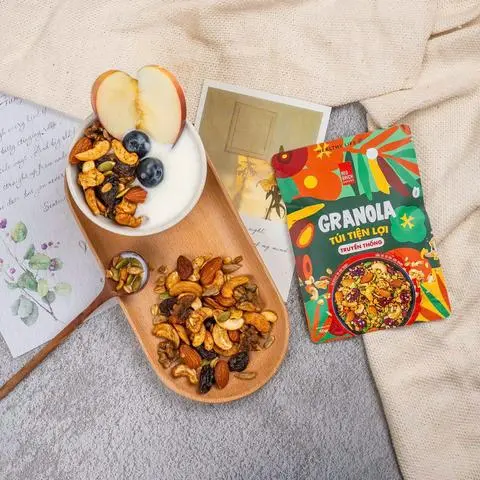 Hình ảnh Granola túi tiện lợi vị Truyền Thống