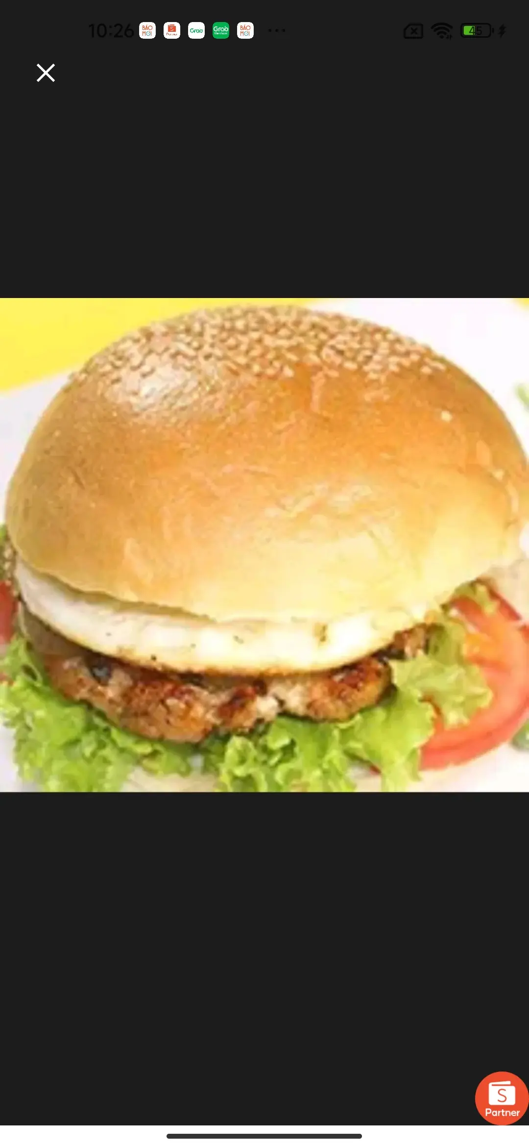 Hình ảnh HAMBURGER GÀ