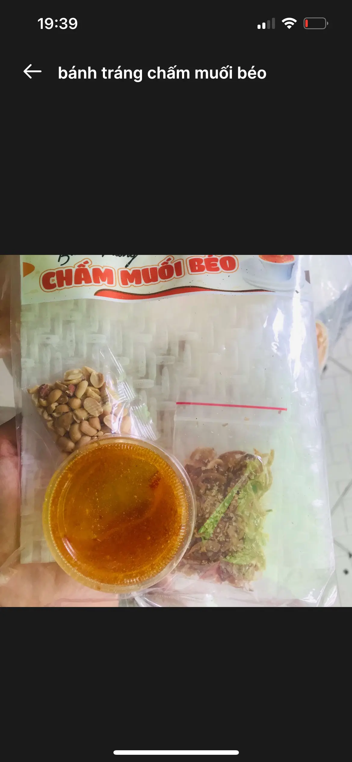 Hình ảnh bánh tráng chấm muối béo 