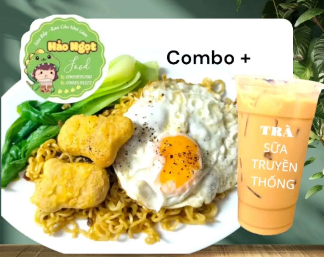 Hình ảnh FS7- MÌ TRỘN TRỨNG GÀ NUGGET+ TRÀ SỮA TRUYỀN THỐNG| M