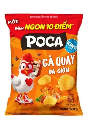 Hình ảnh Bánh Poca Gà Quay Da Giòn 30g
