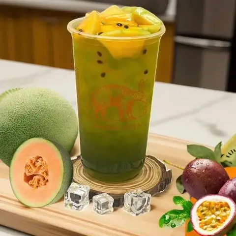 Hình ảnh Trà Dưa Lưới Chanh Dây