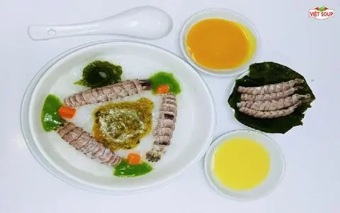 Hình ảnh Tôm Tích Rong biển bằm nhuyễn  + Cải Bó Xôi + Bí Đỏ + Hạt Sen +  Cà Rốt baby  + Khoai Lang Nhật + Khoai Tây Đà Lạt + Củ Dền + S