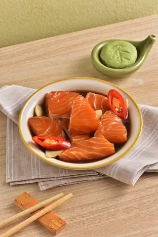 Hình ảnh  [LỚN] Cá Hồi Ngâm Tương