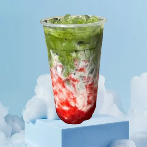 Hình ảnh MATCHA LATTE DÂU (700ml)