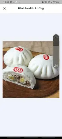 Hình ảnh Bánh bao lớn 2 trứng